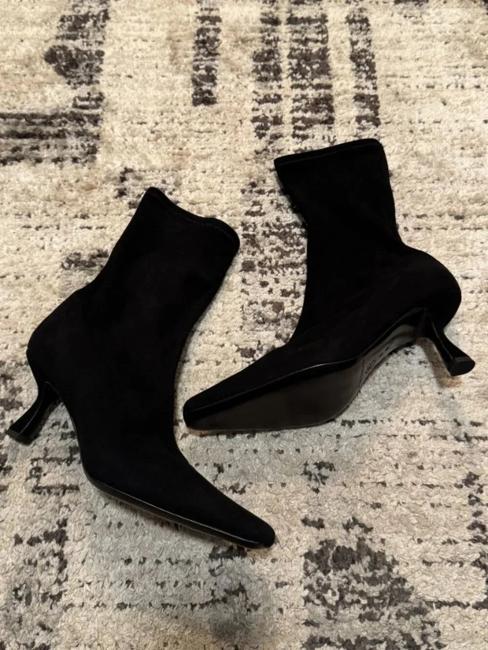 Loeffler Randall Tatum Golve Boot Black Size 8 NWT